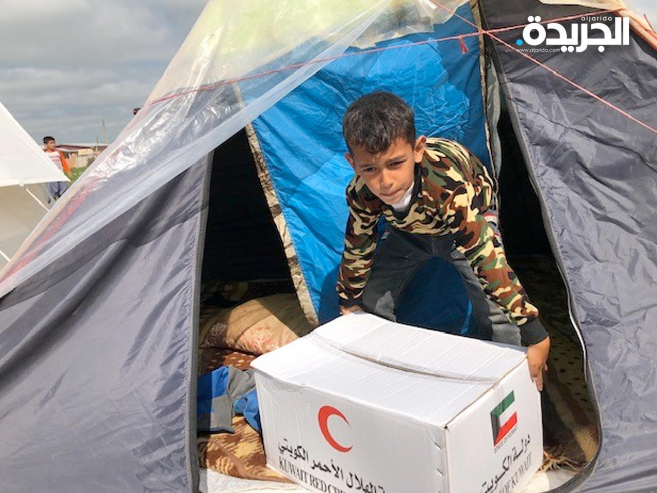 الهلال الأحمر الكويتي يقدم المساعدات الإنسانية في محافظة كلستان الإيرانية
