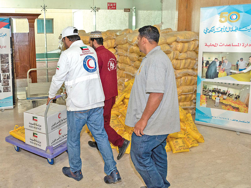 جانب من تدشين الحملة الرمضانية