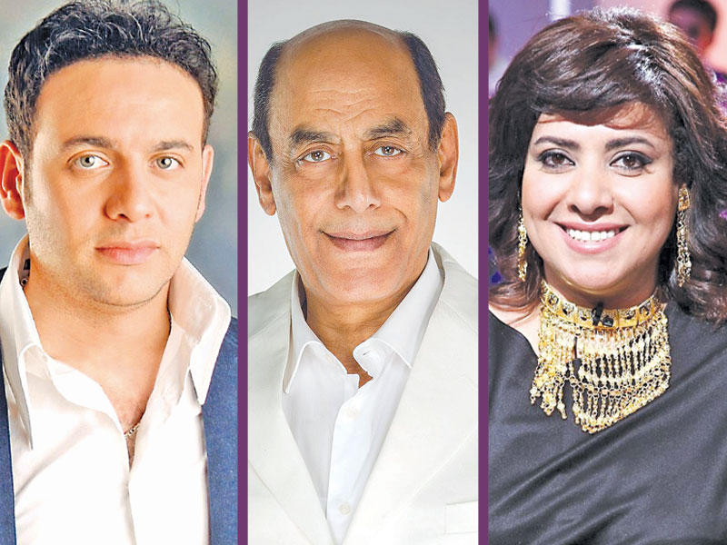 نشوى مصطفى و أحمد بدير و مصطفى قمر