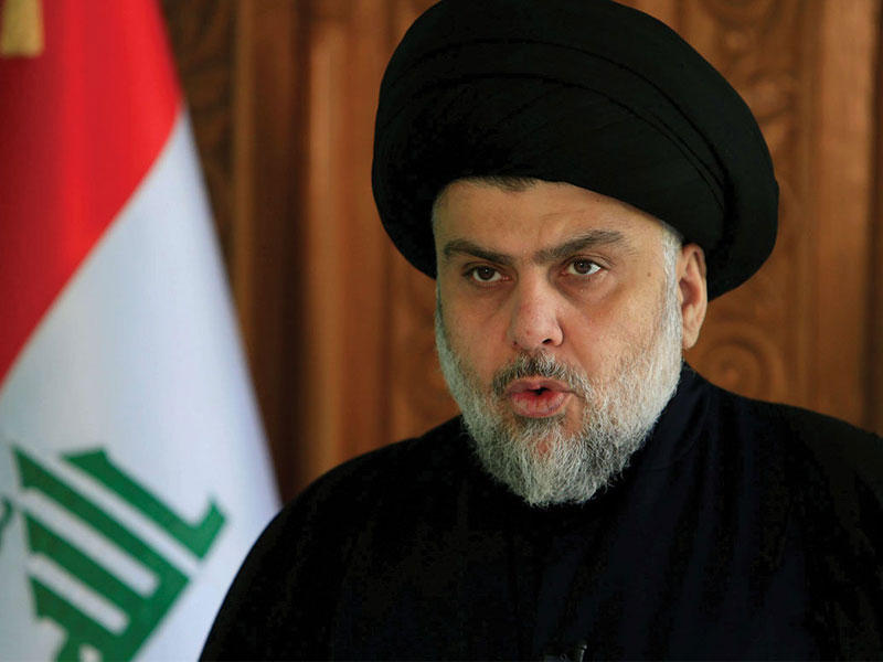  زعيم التيار الصدري في العراق مقتدى الصدر