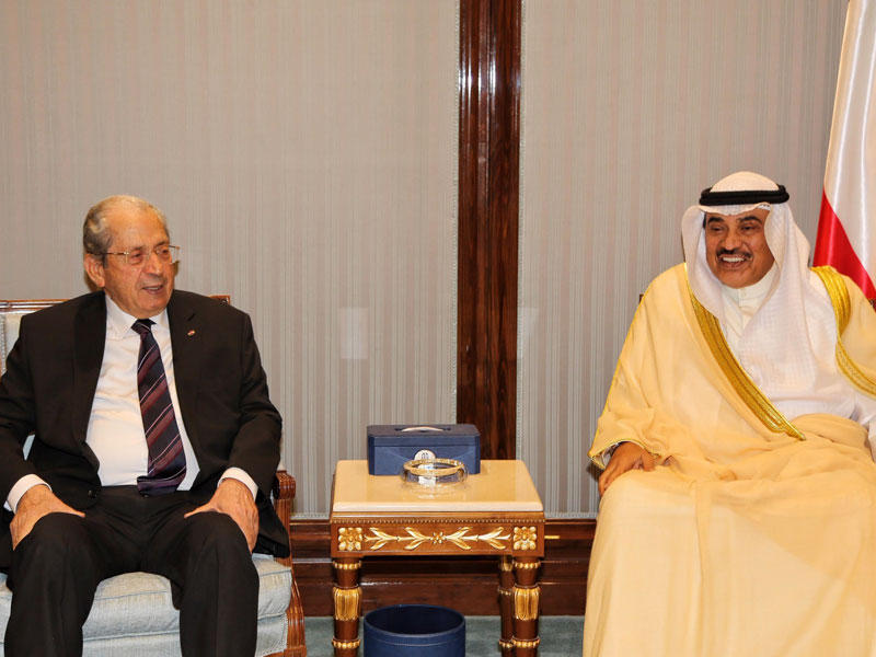 الخالد خلال لقائه رئيس مجلس النواب التونسي 