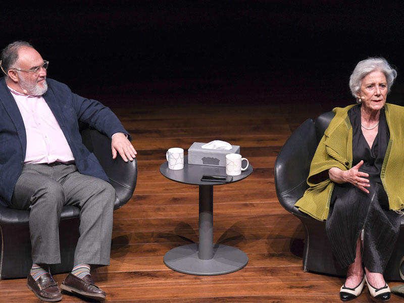 لوسي توبيليان خلال فعالية «حديث الاثنين»