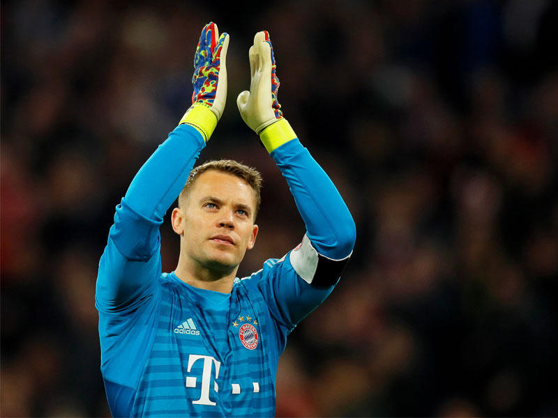  حارس مرمى فريق بايرن ميونيخ مانويل نوير