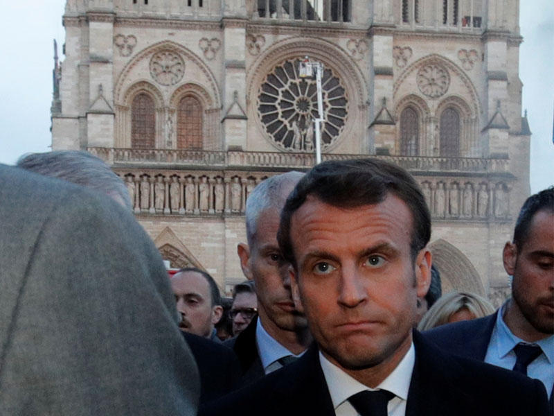 الرئيس إيمانويل ماكرون