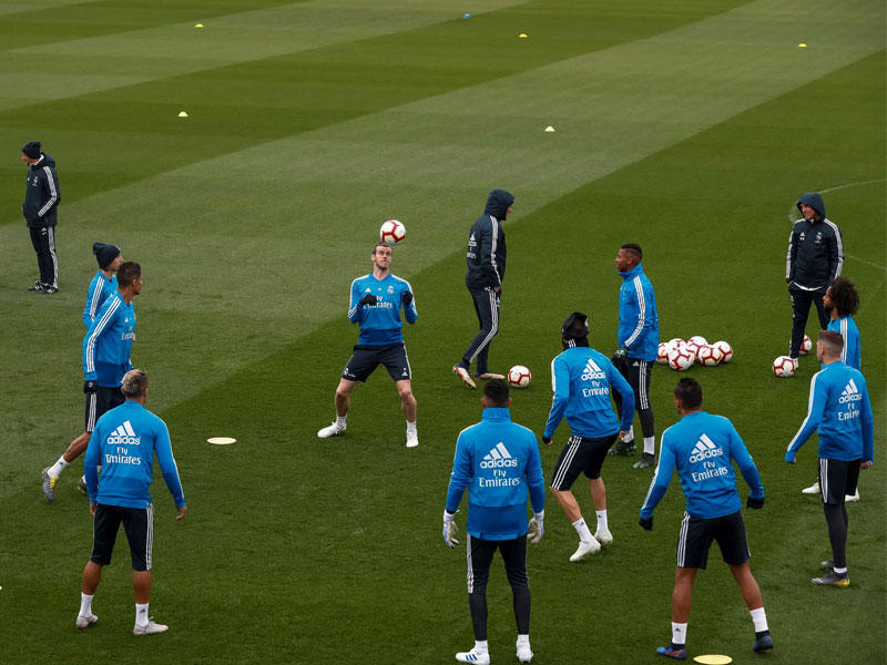 جانب من تدريبات سابقة لريال مدريد