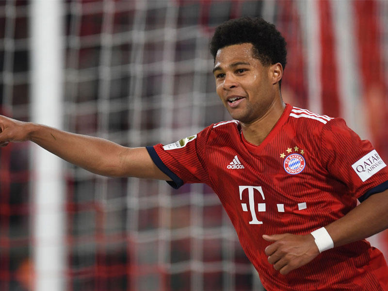 سيرج نابري نجم فريق بايرن ميونخ الألماني لكرة القدم 