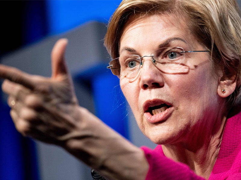 المرشحة الديمقراطية لرئاسة الولايات المتحدة إليزابيث وارن