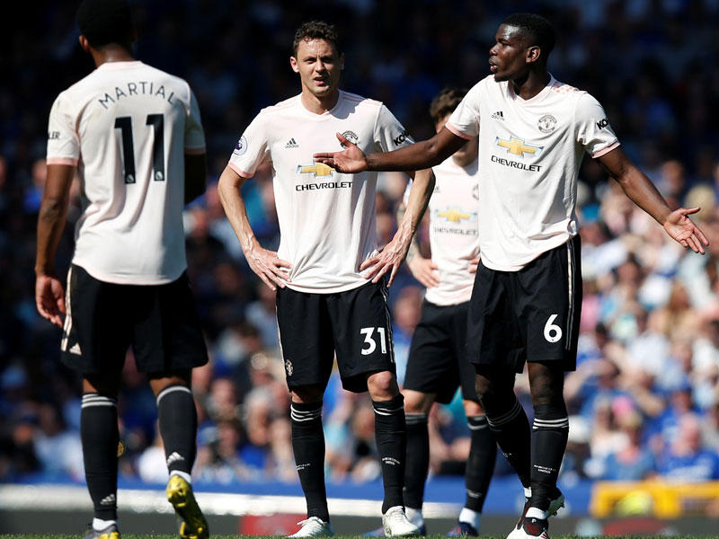 بوغبا وبعض لاعبي مان يونايتد