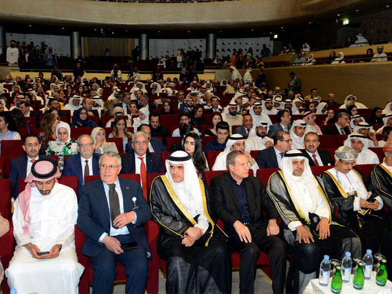 جانب من حضور حفل افتتاح الملتقى الإعلامي 