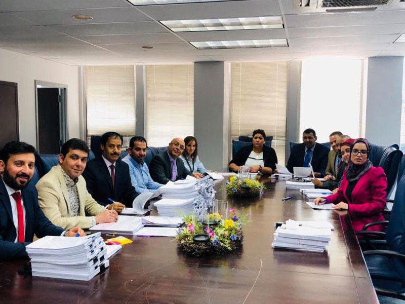 جانب من اجتماع المكتب الصحي في واشنطن 