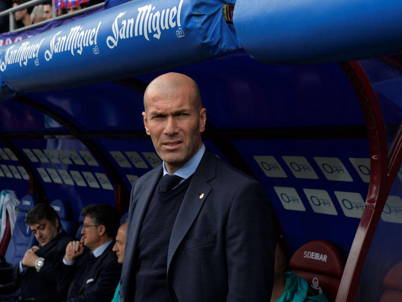 الفرنسي زين الدين زيدان، مدرب ريال مدريد