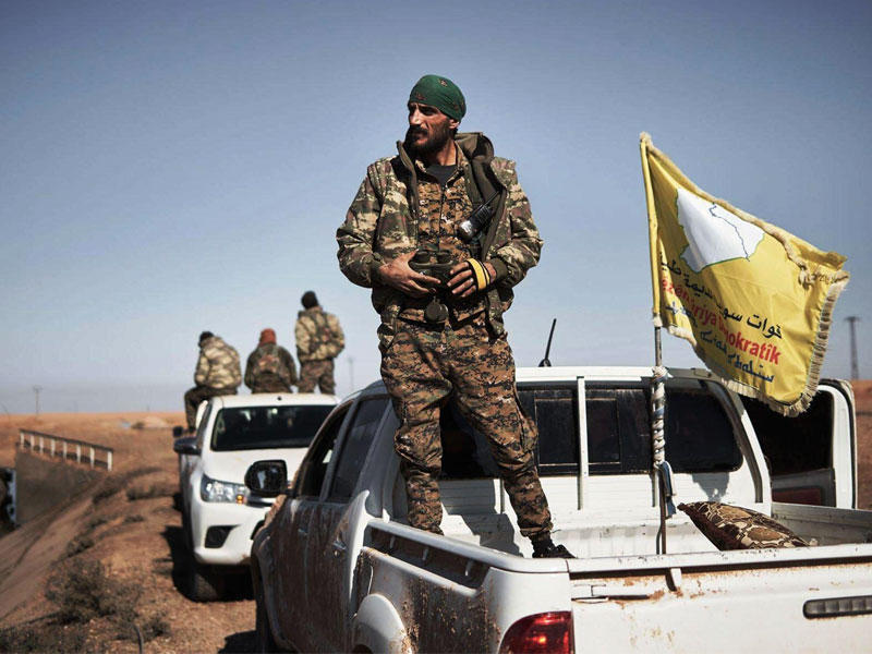 وحدات حماية الشعب الكردية المرابطة في الرقة السوريةn