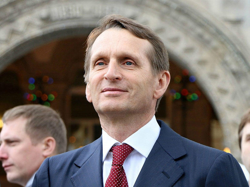  سيرغي ناريشكين رئيس جهاز الاستخبارات الخارجية الروسية