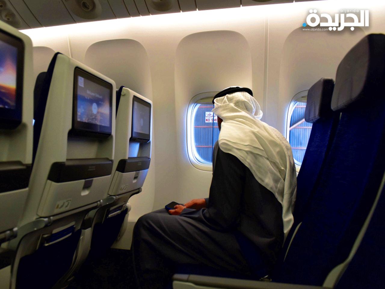 مقاعد احدى طائرات «الكويتية»