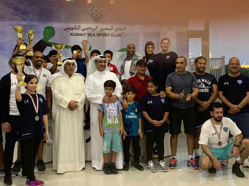 الفهد والفودري والفيلكاوي مع الفائزين في البطولةn