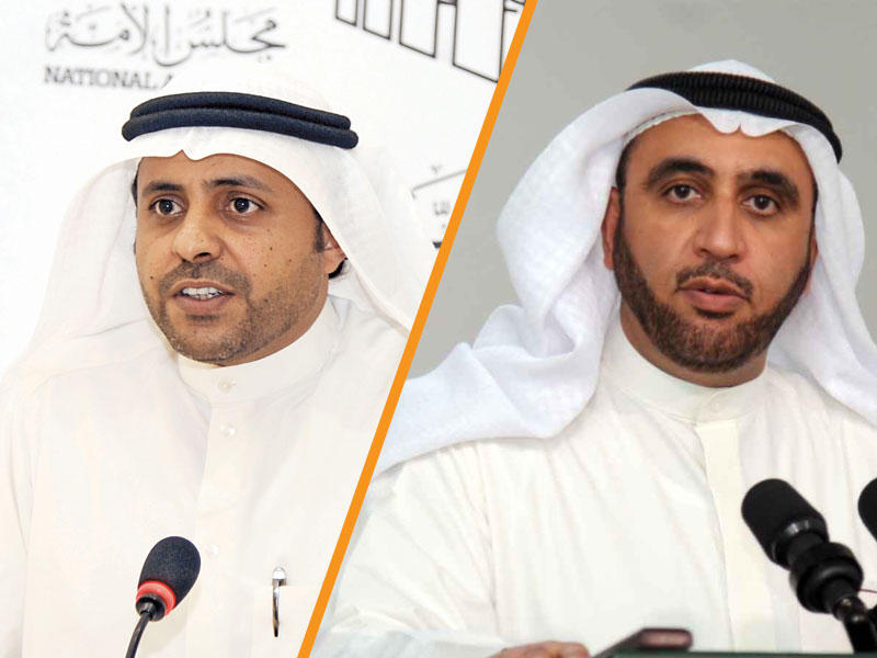 النائب محمد الدلال و وزير الإعلام وزير الدولة لشؤون الشباب محمد الجبري