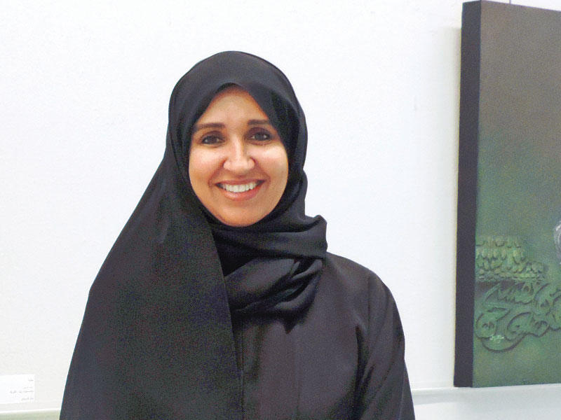 الفنانة التشكيلية منال الشريعان