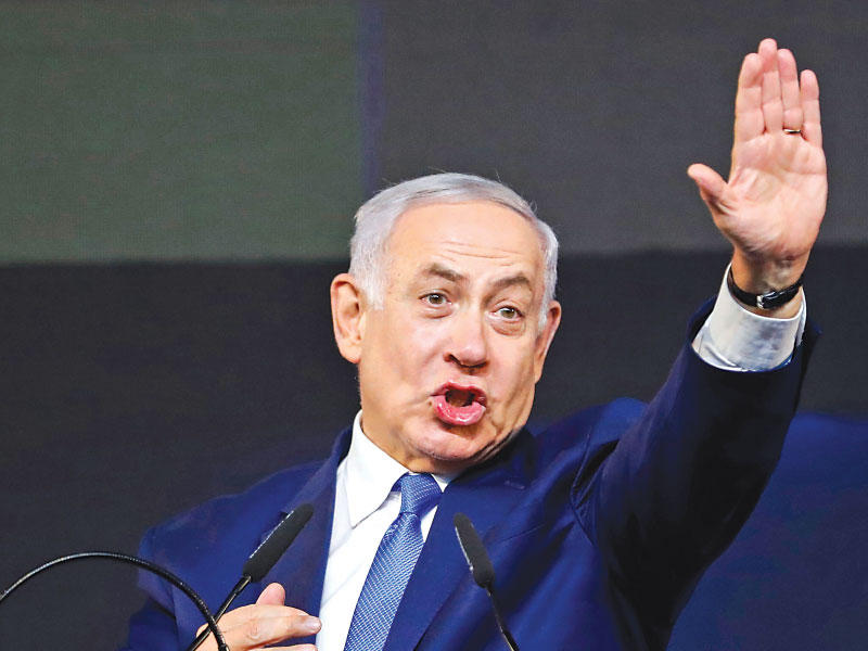 رئيس الوزراء الإسرائيلي بنيامين نتنياهو