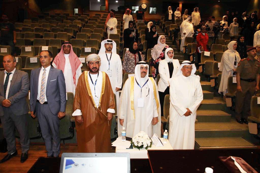 السبيعي والحساوي على هامش انطلاق فعاليات المؤتمر