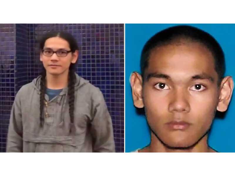 تظهر هاتان الصورتان اللتان تم الحصول عليهما من مكتب التحقيقات الفيدرالي  مارك ستيفن دومينغو