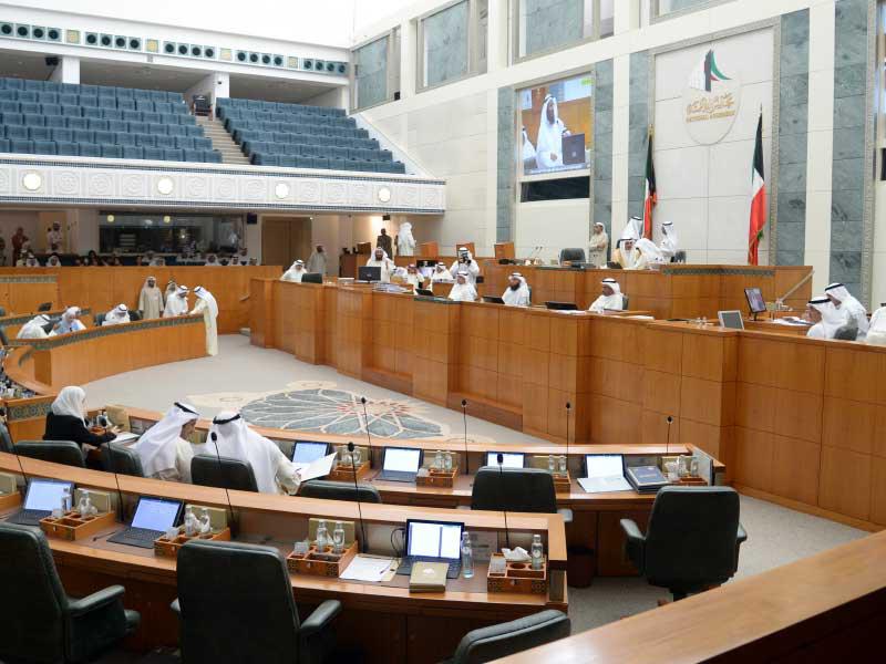 جانب جلسة مجلس الأمة أمس   (تصوير عبدالله الخلف)