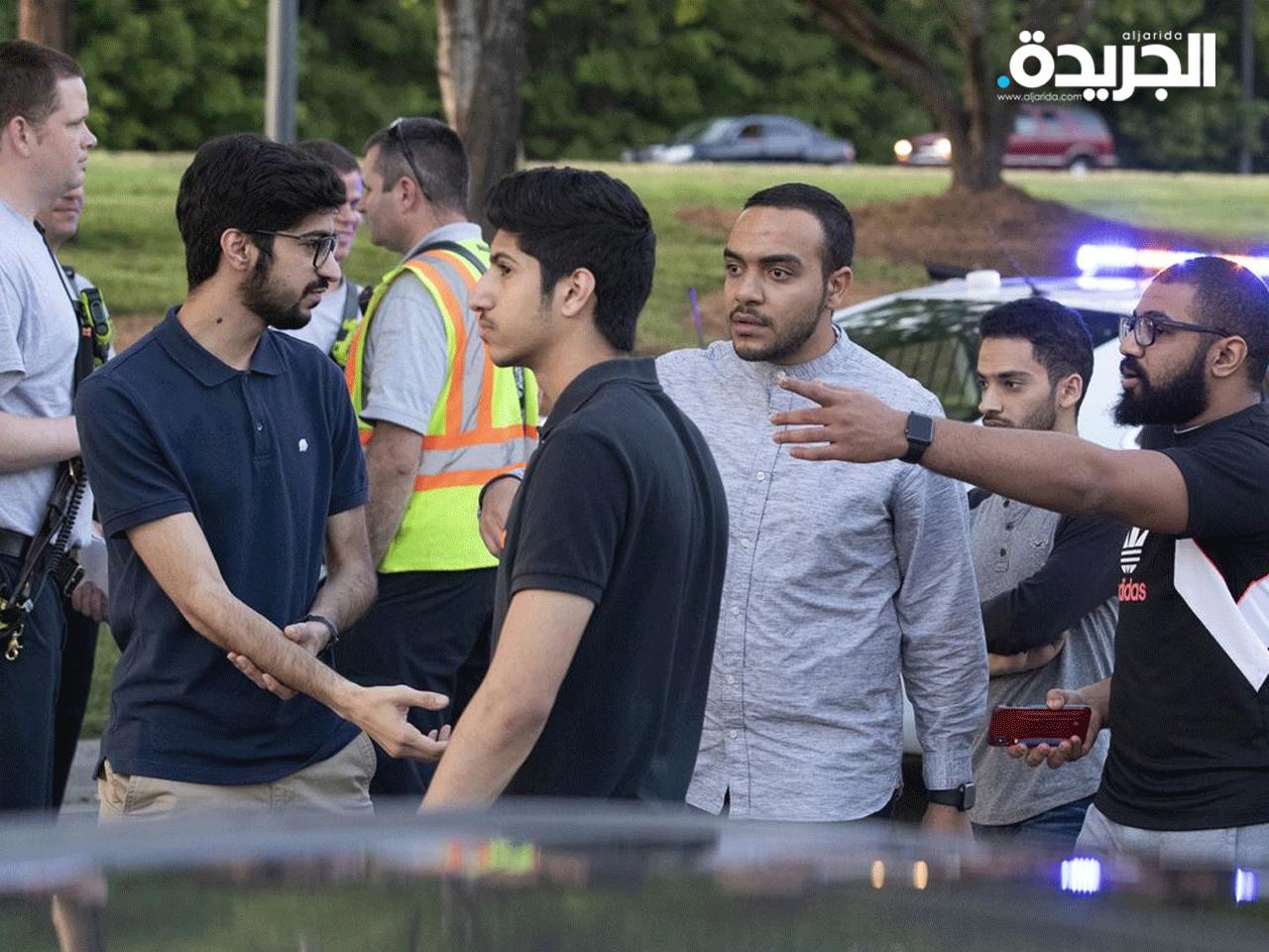 موقع حادث اطلاق النار