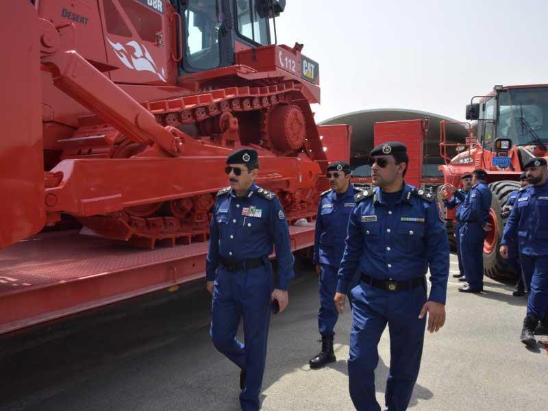 المكراد متفقداً الآليات الجديدة