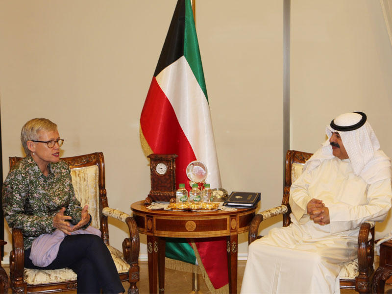 الجارالله مستقبلاً المسؤولة الأممية