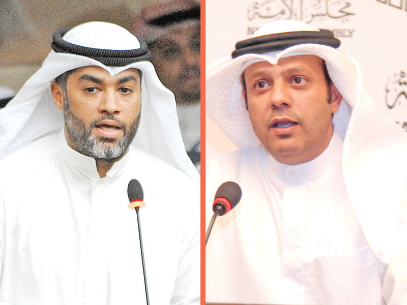 النائب فيصل الكندري و النائب عمر الطبطبائي