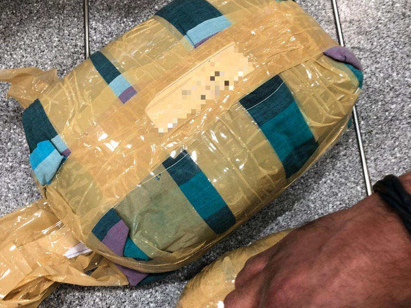 جانب من المخدرات المضبوطة