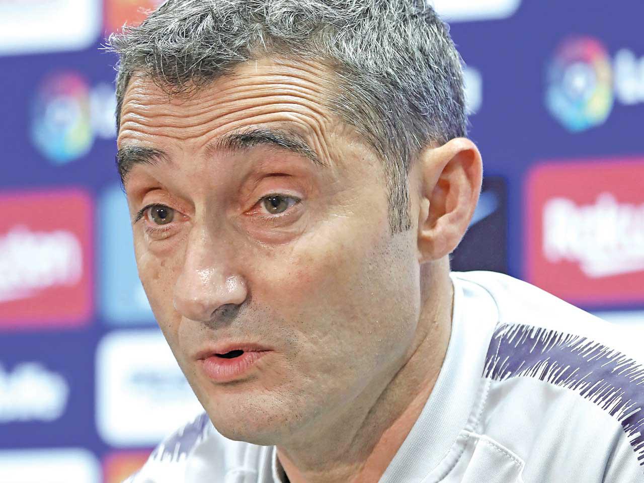 المدير الفني لبرشلونة، إرنستو فالفيردي