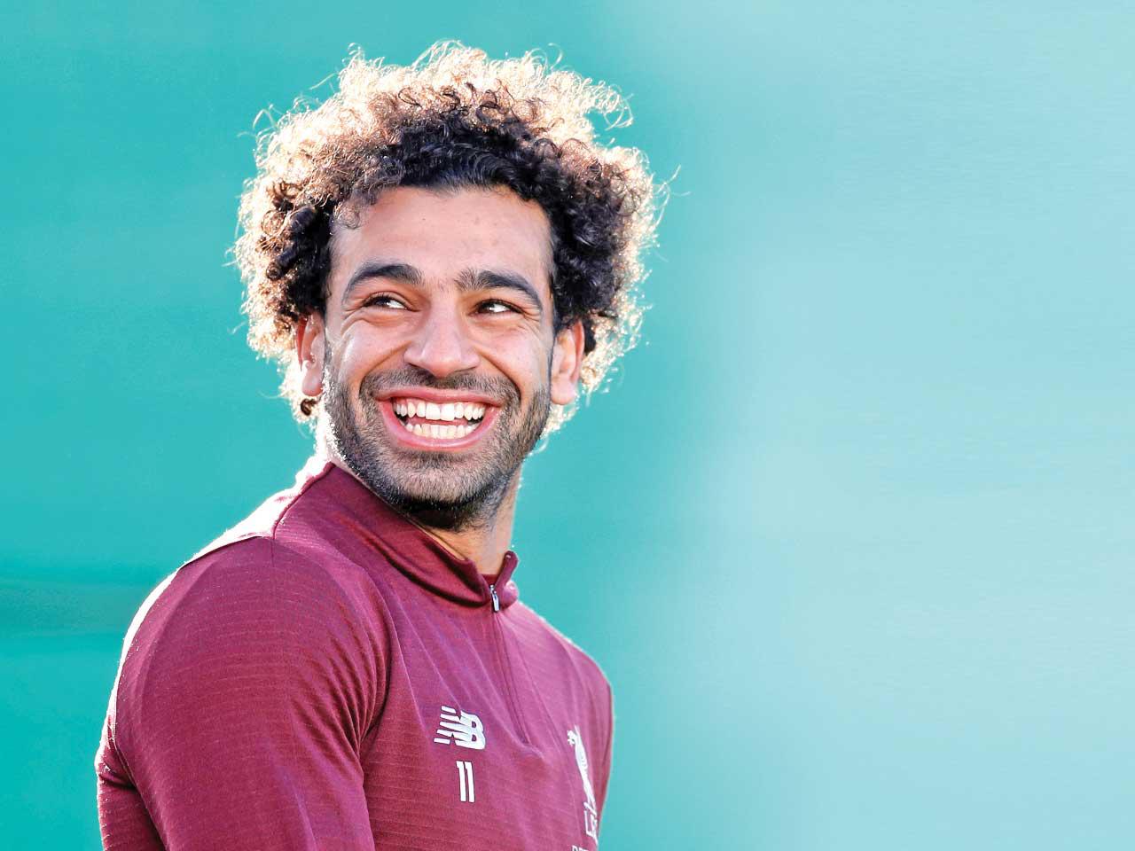 مهاجم ليفربول، المصري محمد صلاح