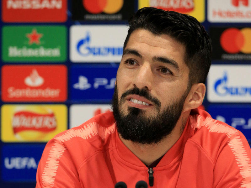 الأوروغوائي لويس سواريز، مهاجم برشلونة الإسباني