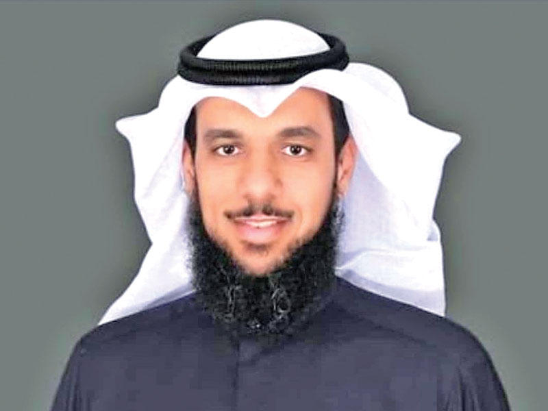 رئيس جمعية كلية الشريعة والدراسات الاسلامية في جامعة الكويت أحمد العازمي