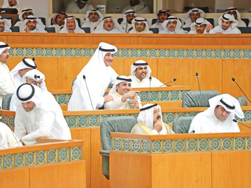 الفضل وعسكر في جلسة أمس