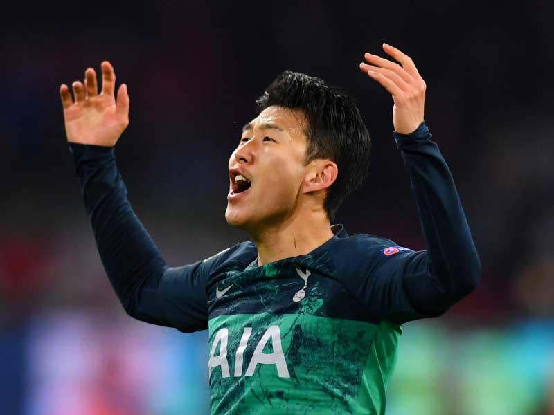 الكوري الجنوبي سون هيونغ مين، نجم فريق توتنهام الإنكليزي لكرة القدم