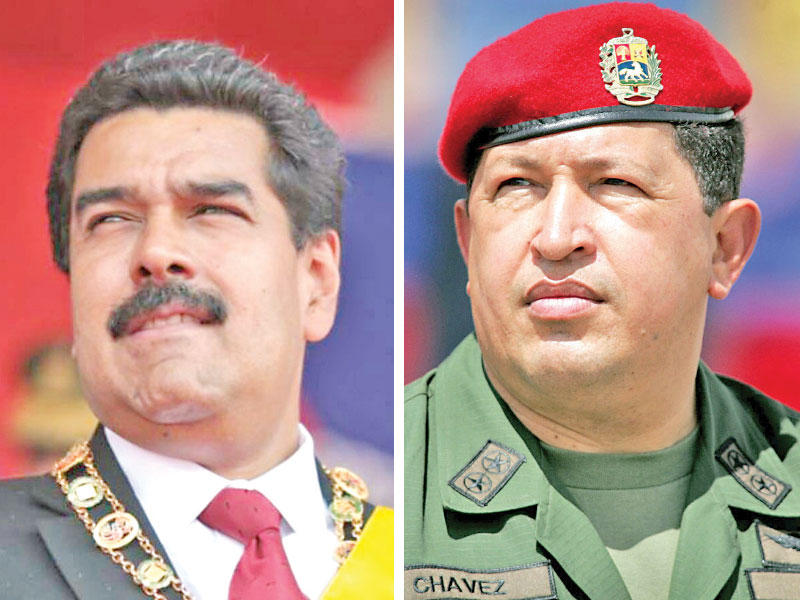 هيوغو تشافيز - نيكولاس مادوروn 
