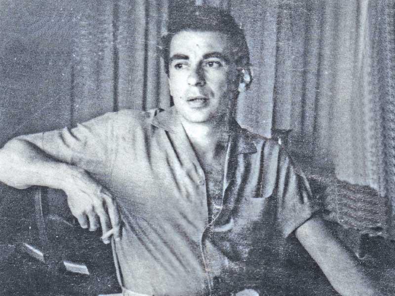 المخرج يوسف شاهين في مرحلة الشباب