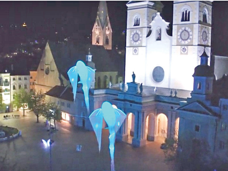 عرض للضوء في معرض بينالي البندقية للفنون