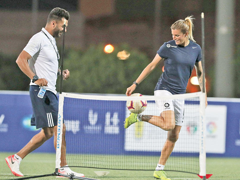 خلال التدريبات