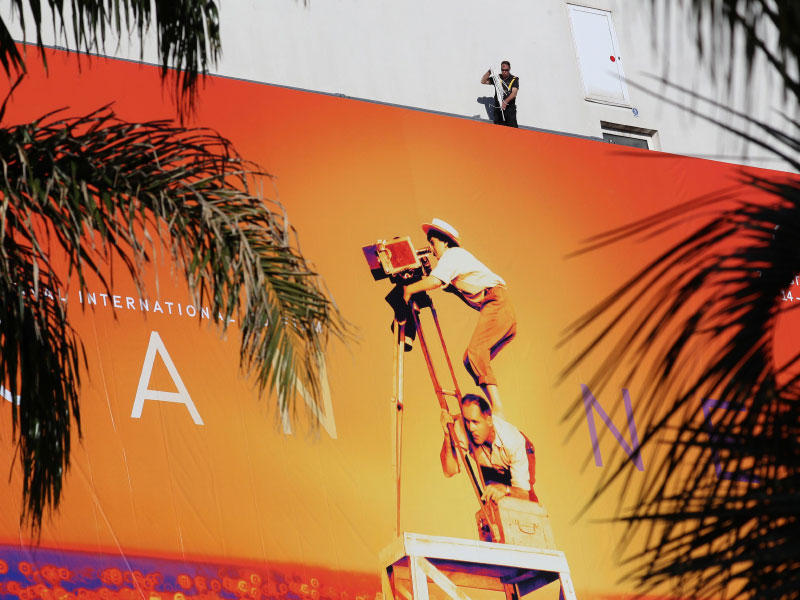 التحضيرات لمهرجان كان 