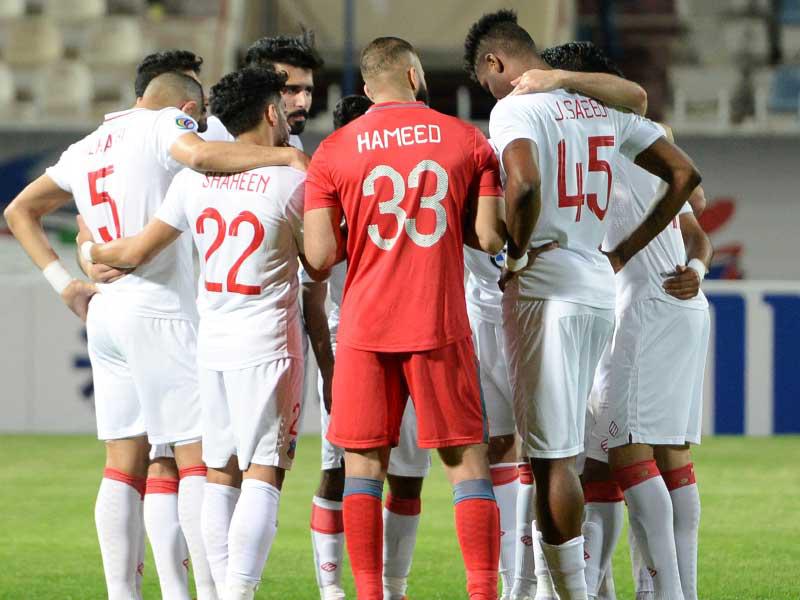 لاعبو الأبيض في لقاء سابق