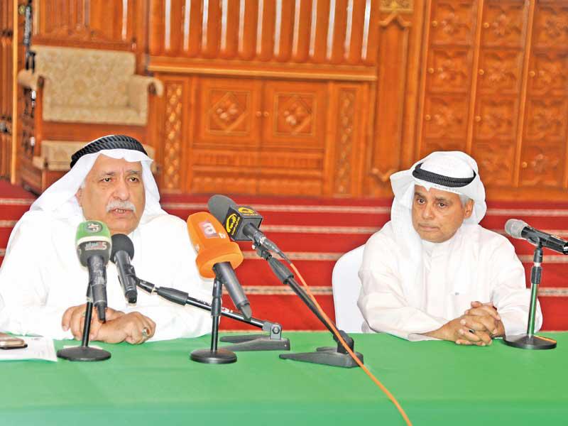 جانب من المؤتمر الصحافي أمسn