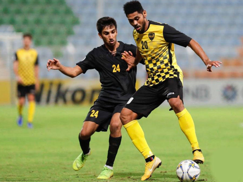 جانب من مباراة القادسية والسويق