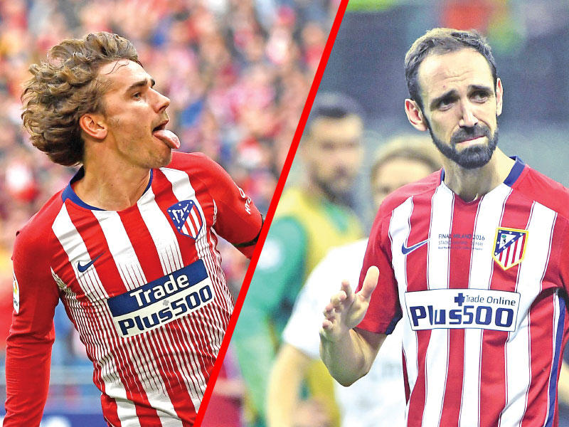 خوانفران و غريزمان نجما أتلتيكو مدريد