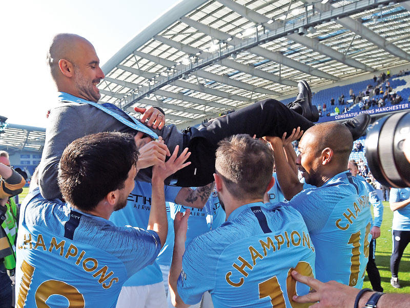  المدرب الإسباني لمانشستر سيتي بيب غوارديولا