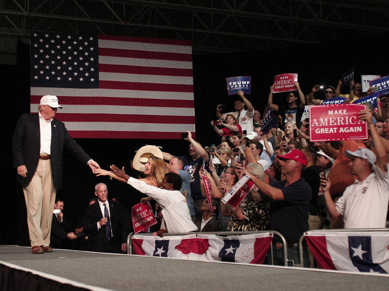 ترامب خلال حملته الانتخابيةn