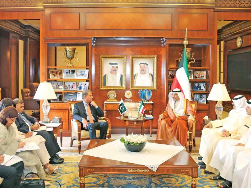 جانب من اجتماع الخالد ونظيره الباكستاني