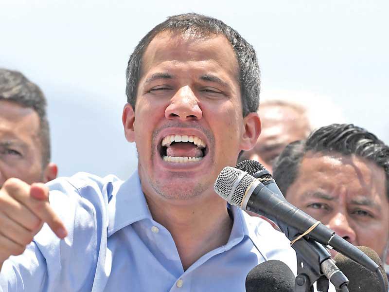  زعيم المعارضة الفنزويلية خوان غوايدو