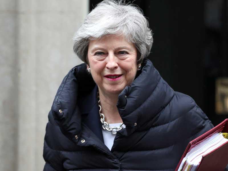  رئيسة الوزراء البريطانية تيريزا ماي 